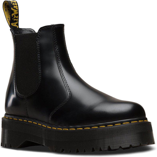  Dr. Martens 2976 Polished Smooth Platform Chelsea
