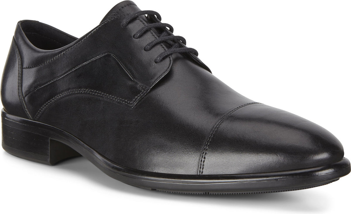 ECCO Men's Citytray Derby Cap Toe Tie