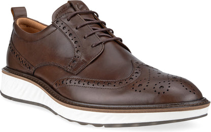  ECCO Men's ST.1 Hybrid Wingtip Derby Shoe